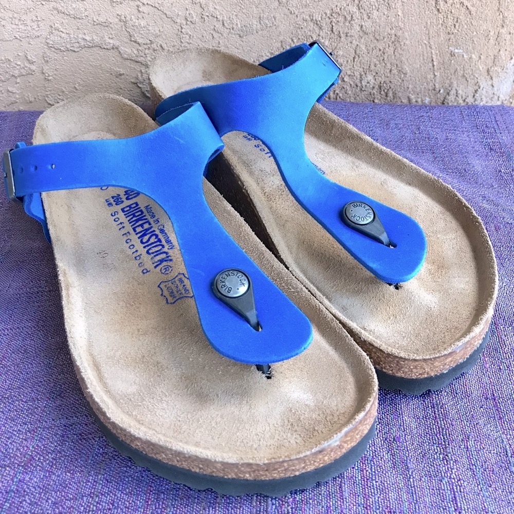 Birkenstock Gizeh Style Softbed Sandals Size 40
